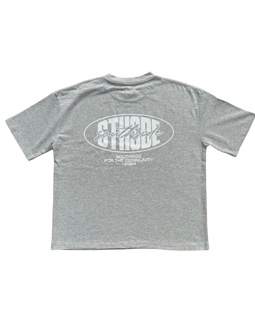STHSDE BIG LOGO TEE GREY