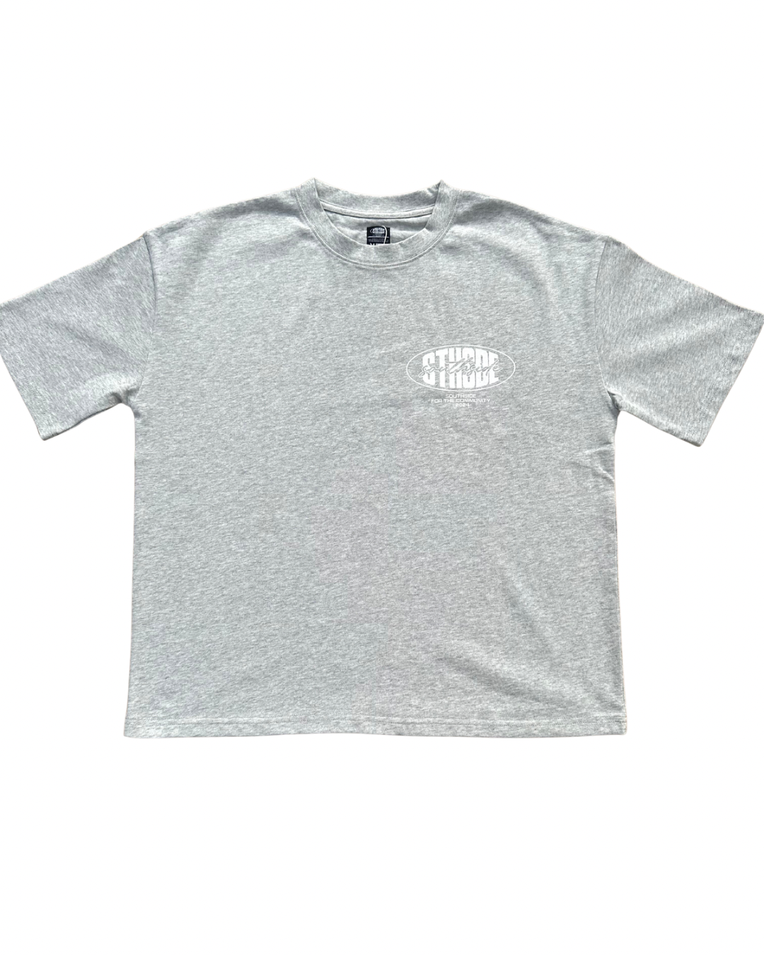 STHSDE BIG LOGO TEE GREY