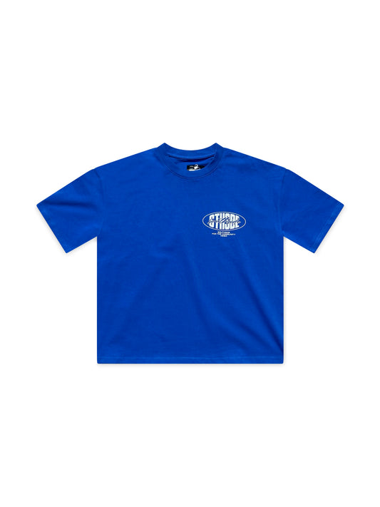 STHSDE BIG LOGO TEE BLUE