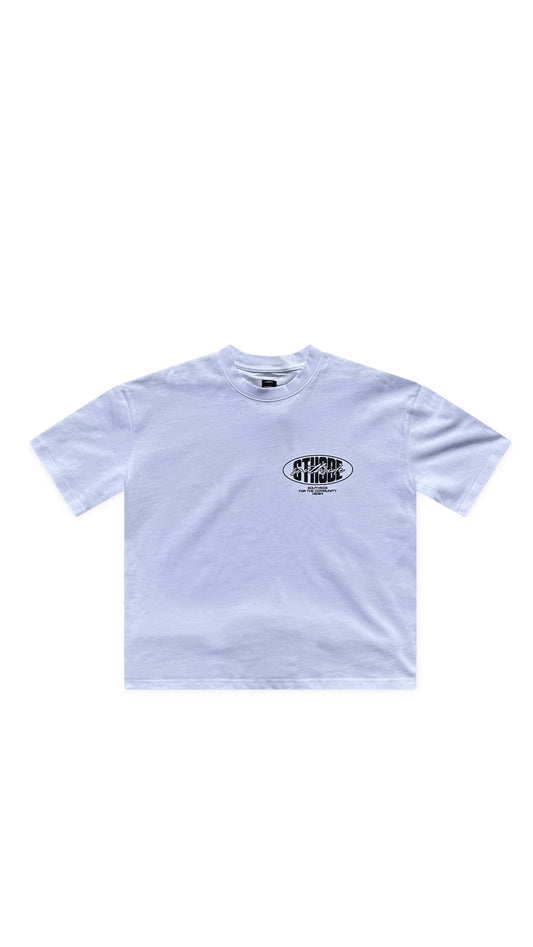 STHSDE BIG LOGO TEE WHITE