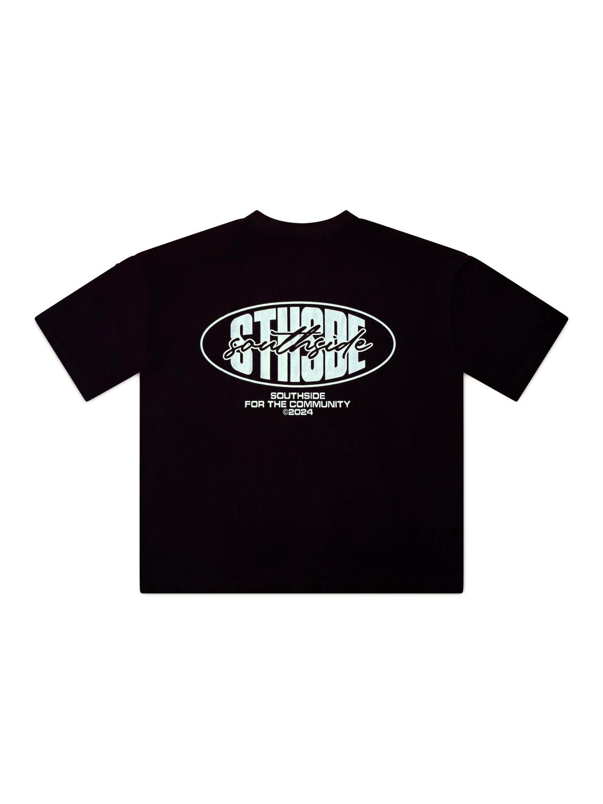 STHSDE BIG LOGO TEE BLACK