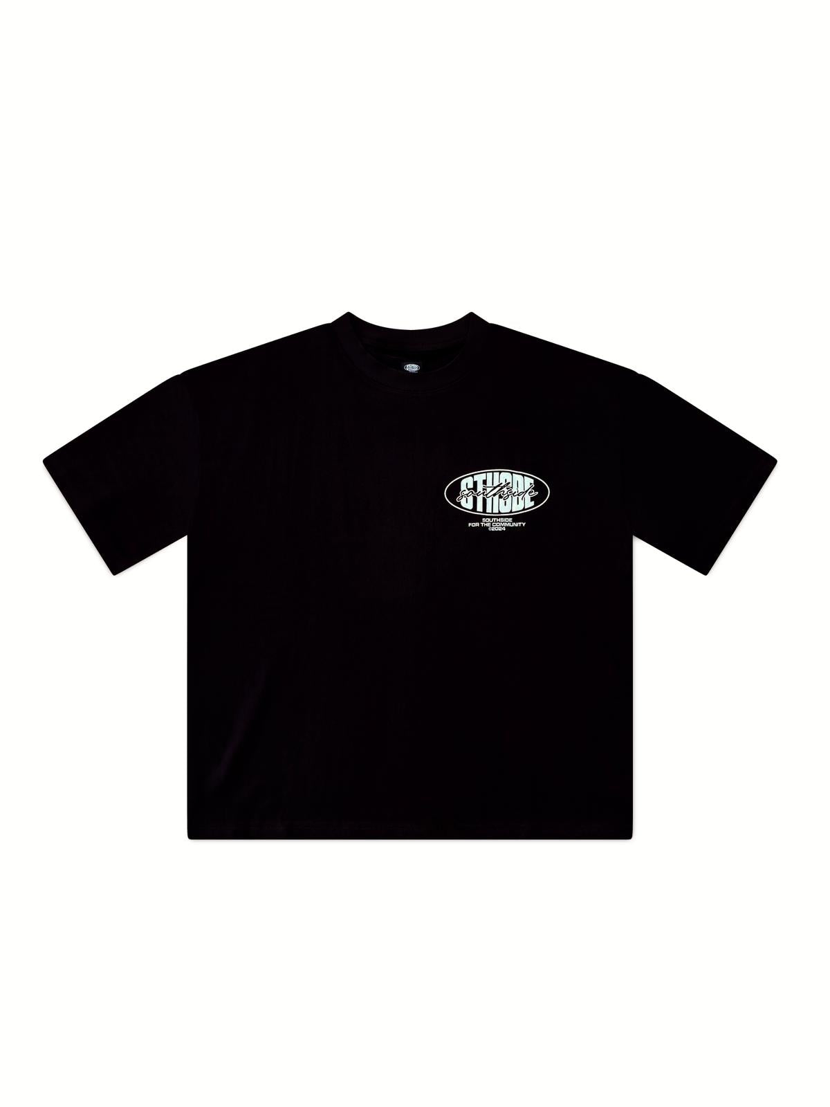 STHSDE BIG LOGO TEE BLACK