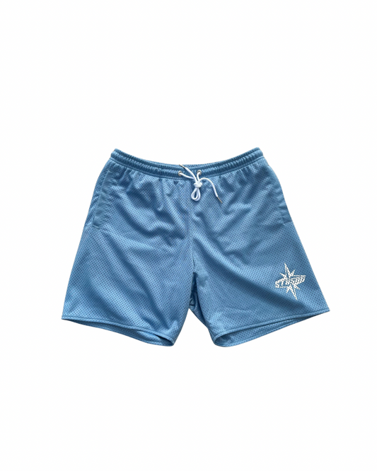 STHSDE BLUE MESH SHORTS