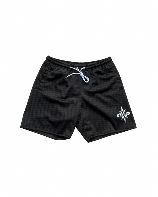 STHSDE BLACK MESH SHORTS