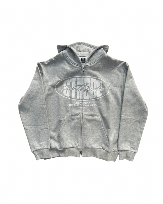 STHSDE BIG LOGO ZIP-UP HOODIE