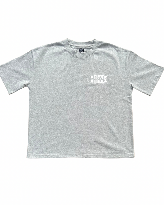 STHSDE BIG LOGO TEE GREY